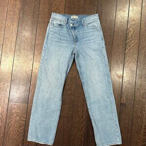 Madewell Low-Slung Straight Jeans in Size 25